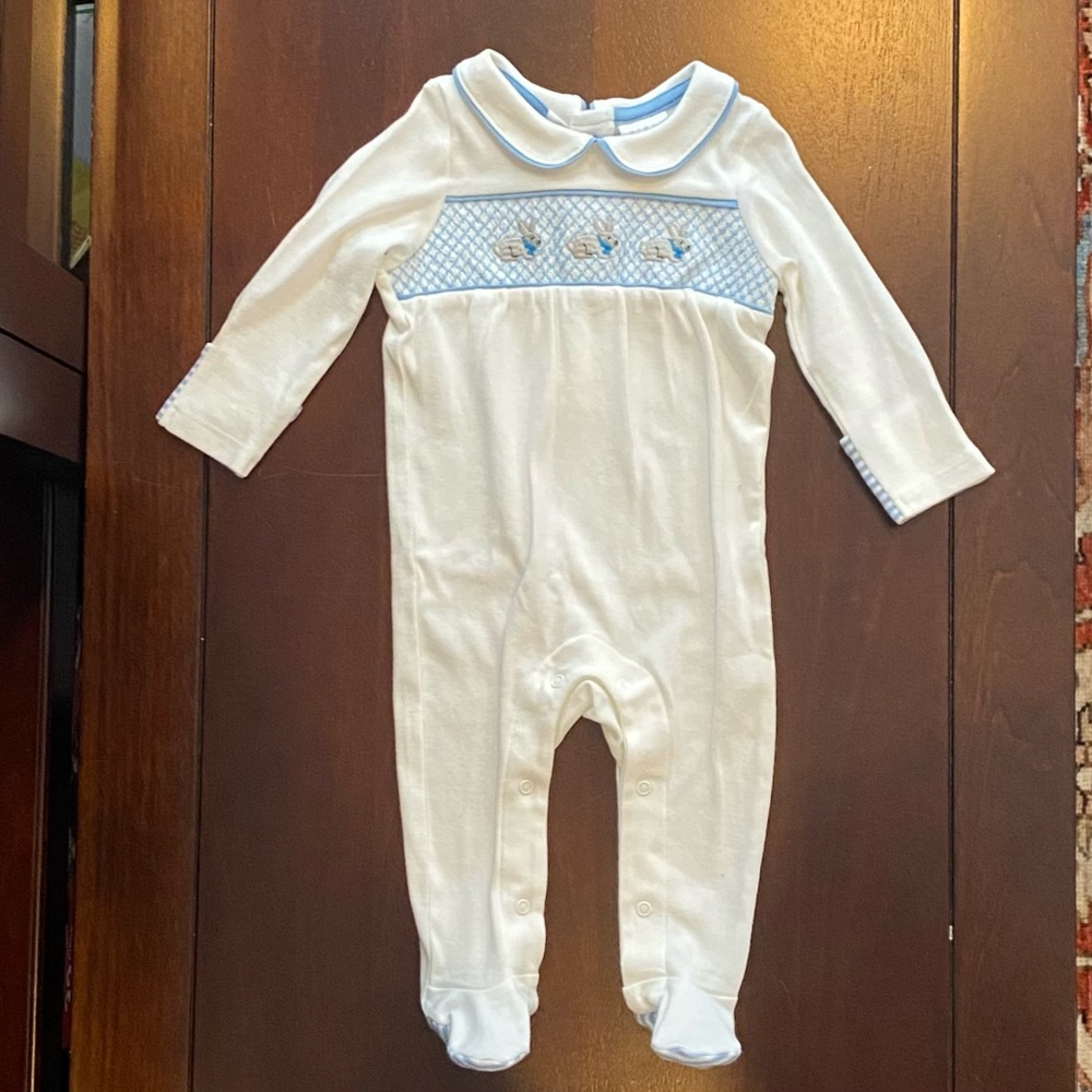 NWT Boden Bunny Footie, size 3-6 months